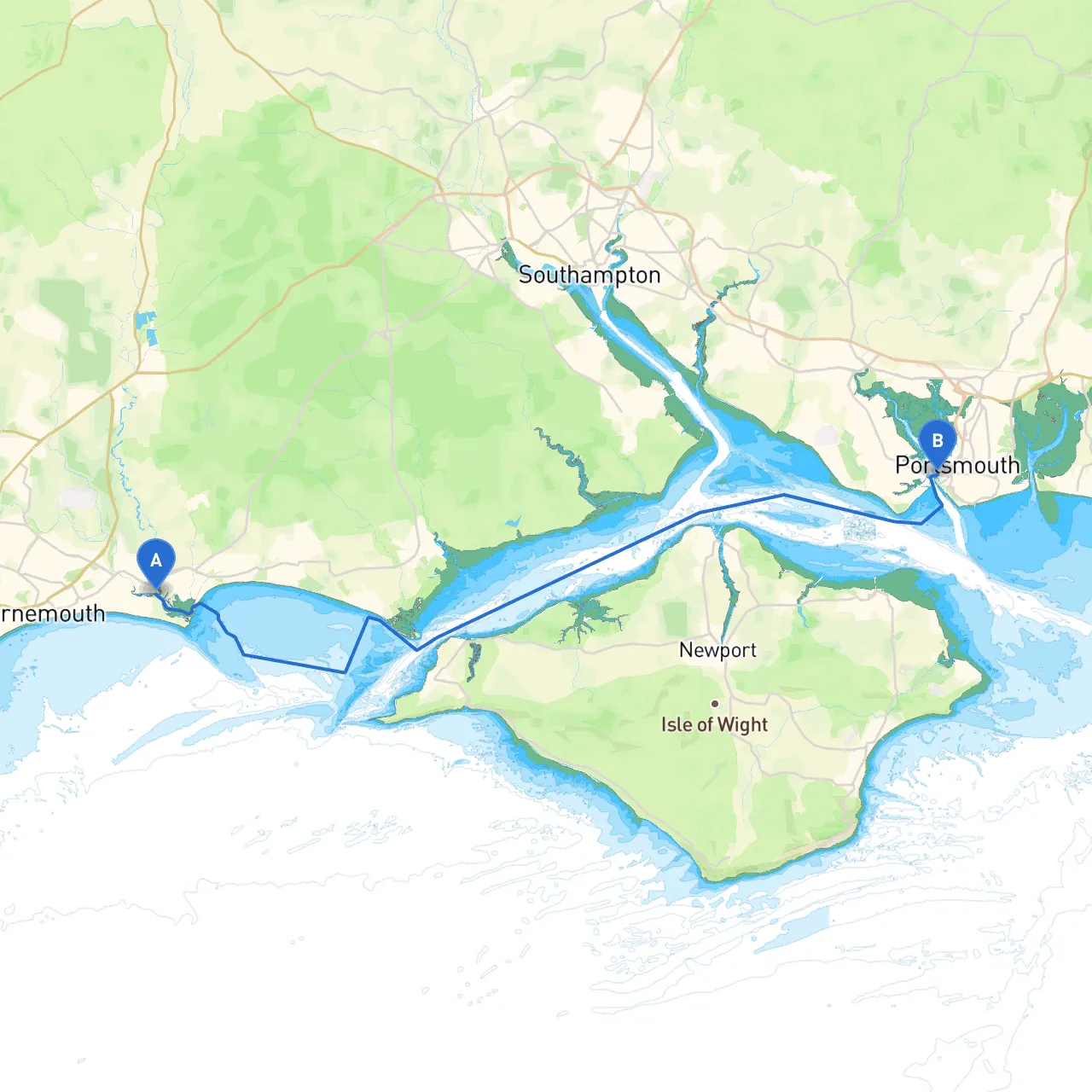 Christchurch to Portsmouth