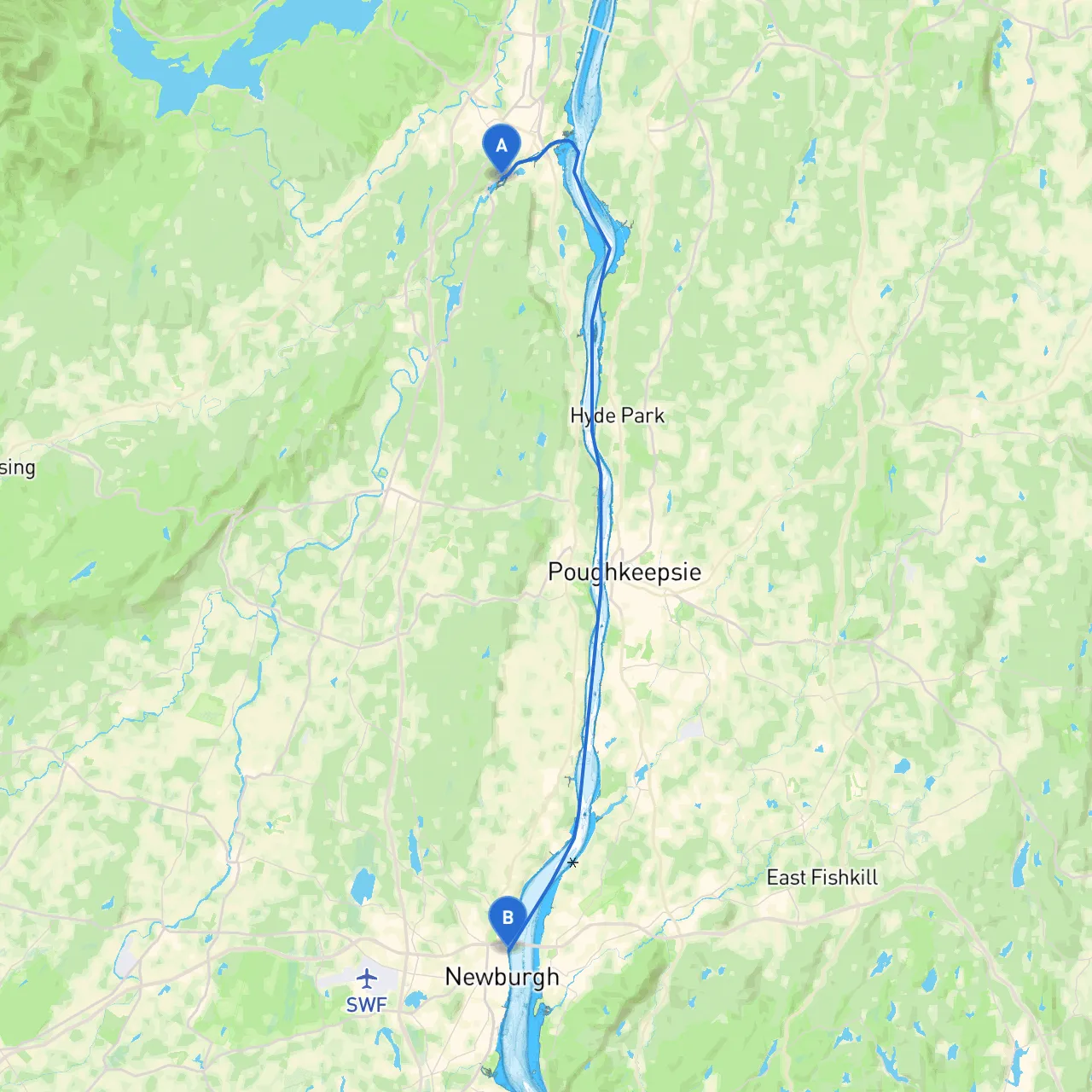 Kingston to Newburgh