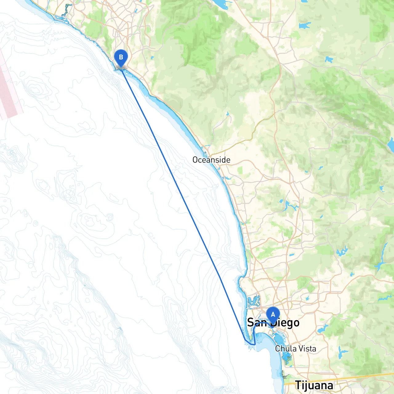 San Diego to Dana Point