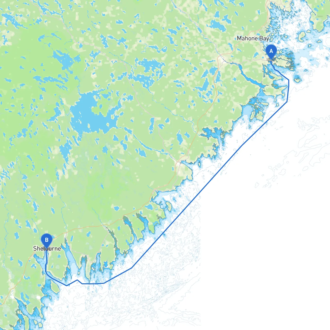 Lunenburg to Shelburne