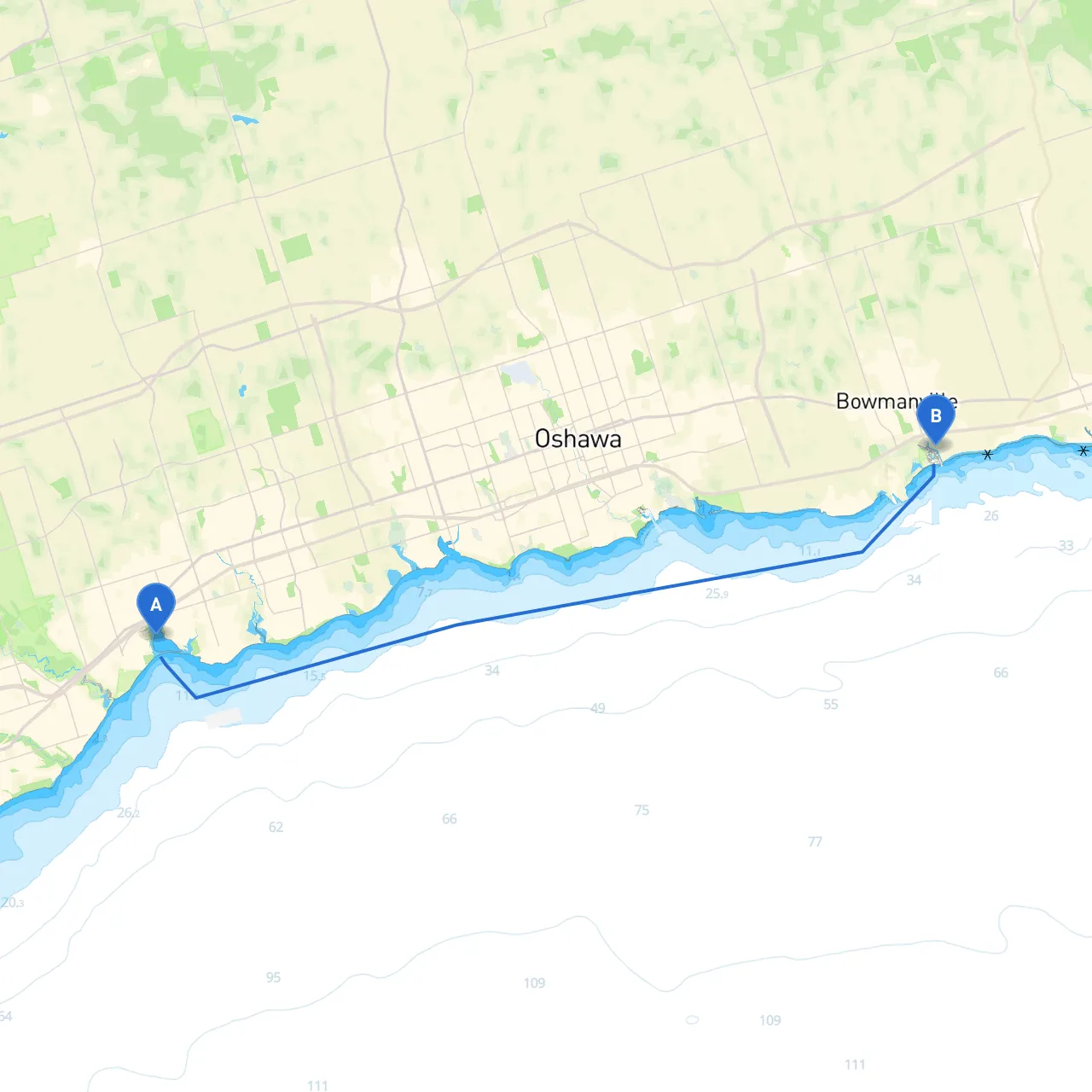 Pickering to Bowmanville