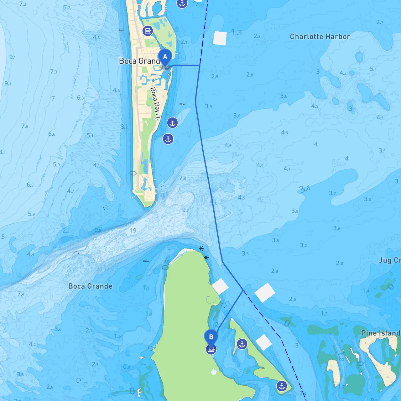 Boca Grande to Cayo Costa