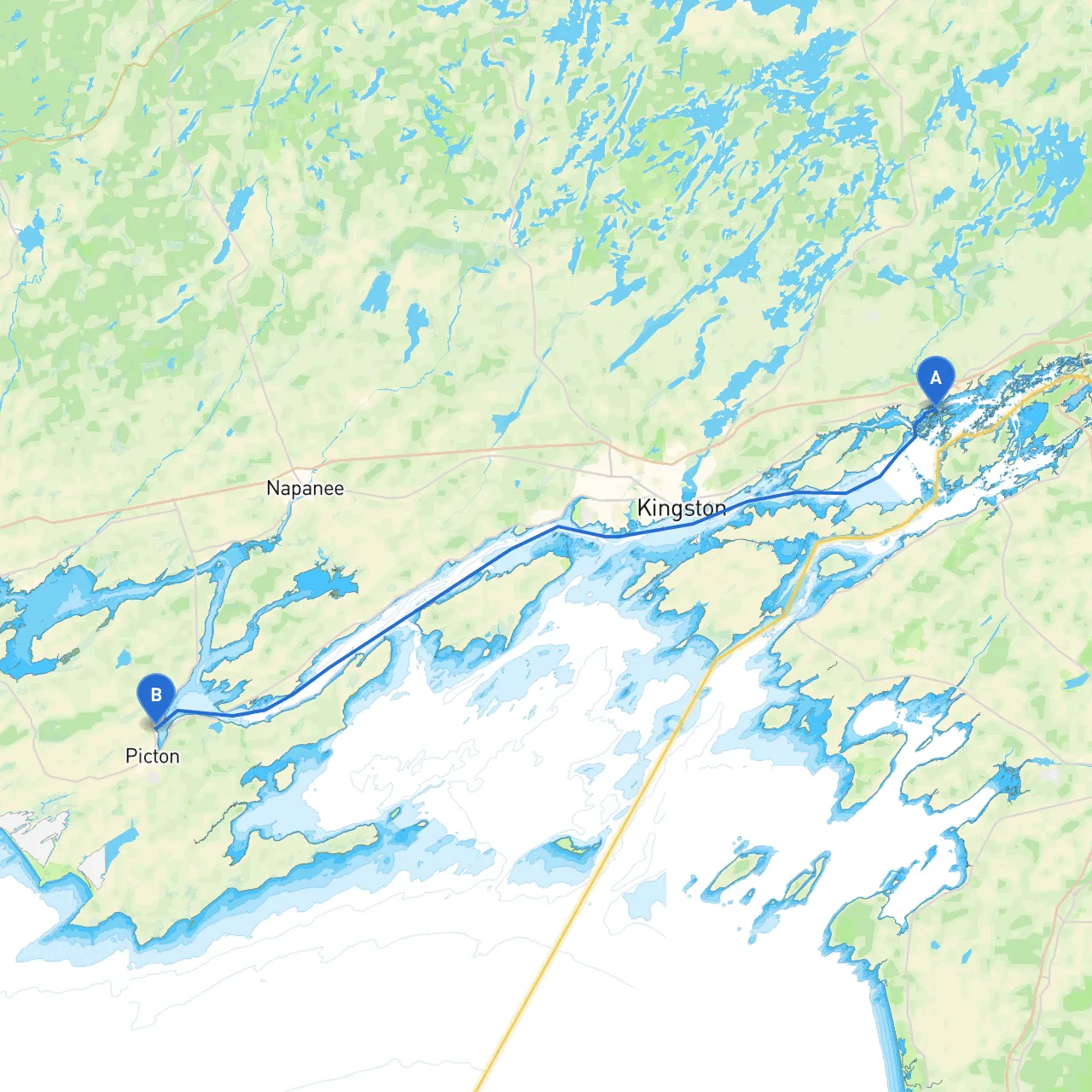 Gananoque to Picton