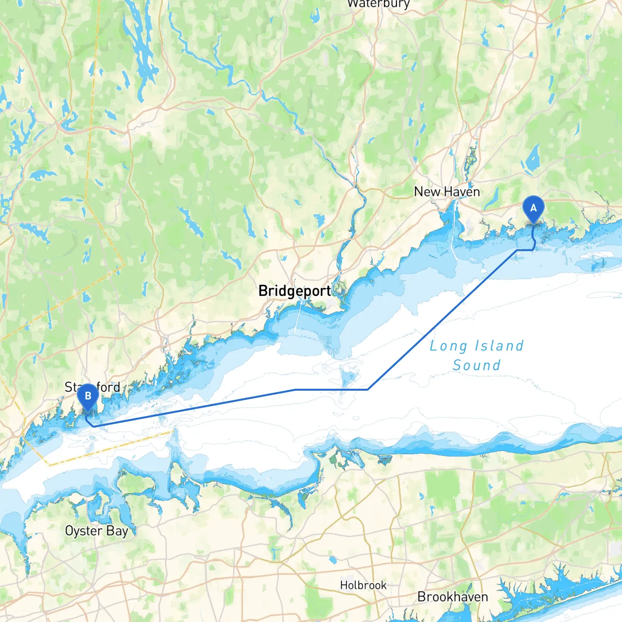 Branford to Stamford