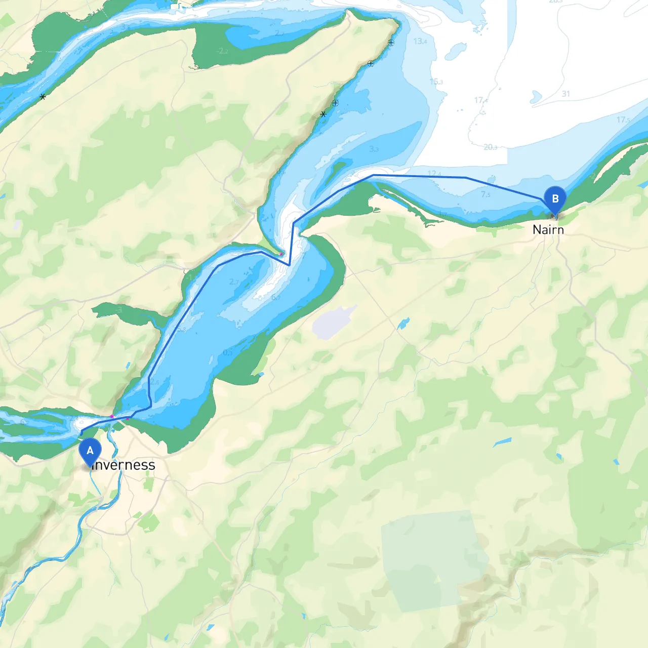 Inverness to Nairn