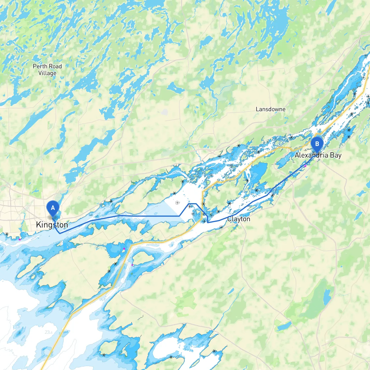 Kingston to Alexandria Bay