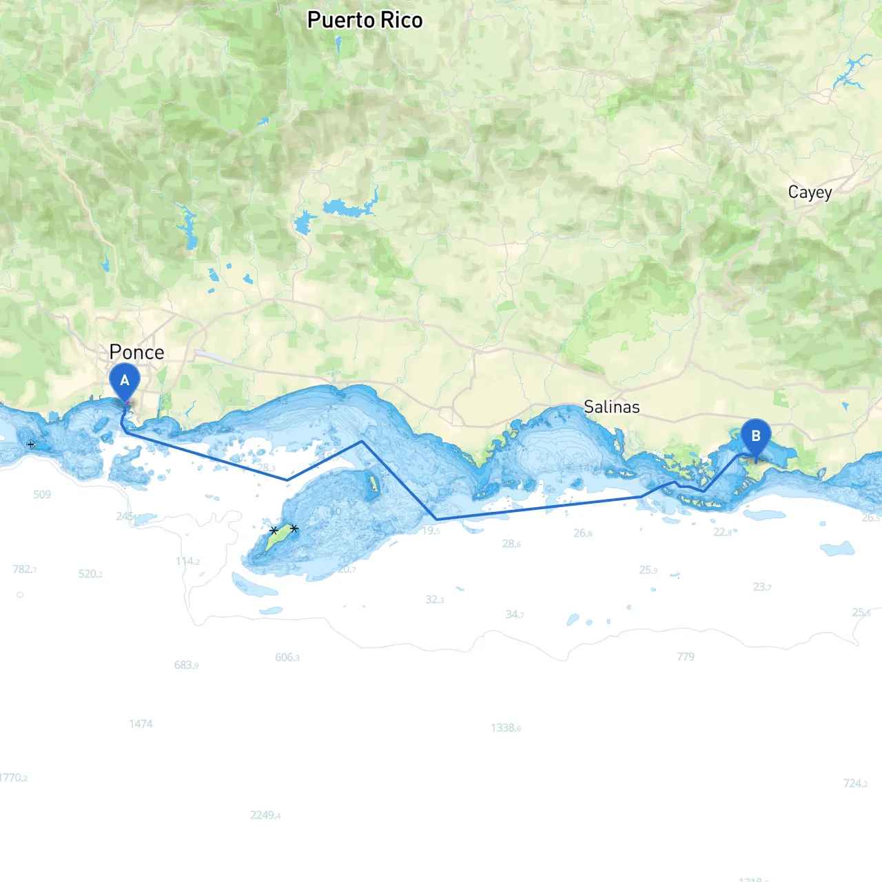 Ponce to Guayama