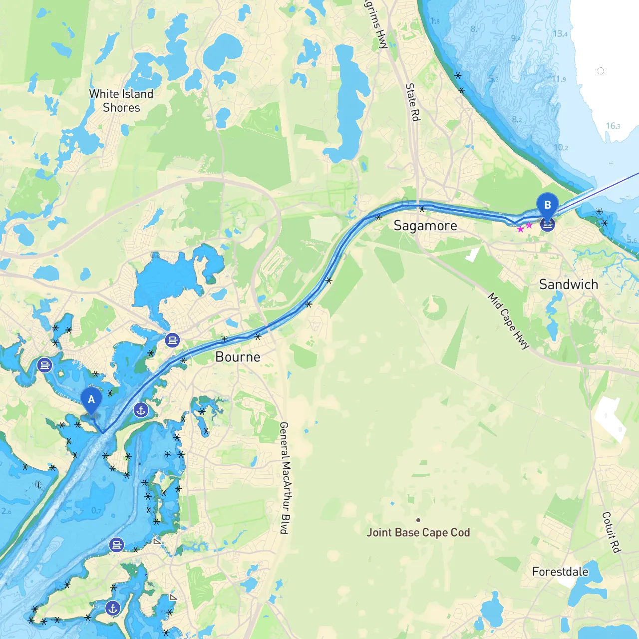 Wareham to Sandwich