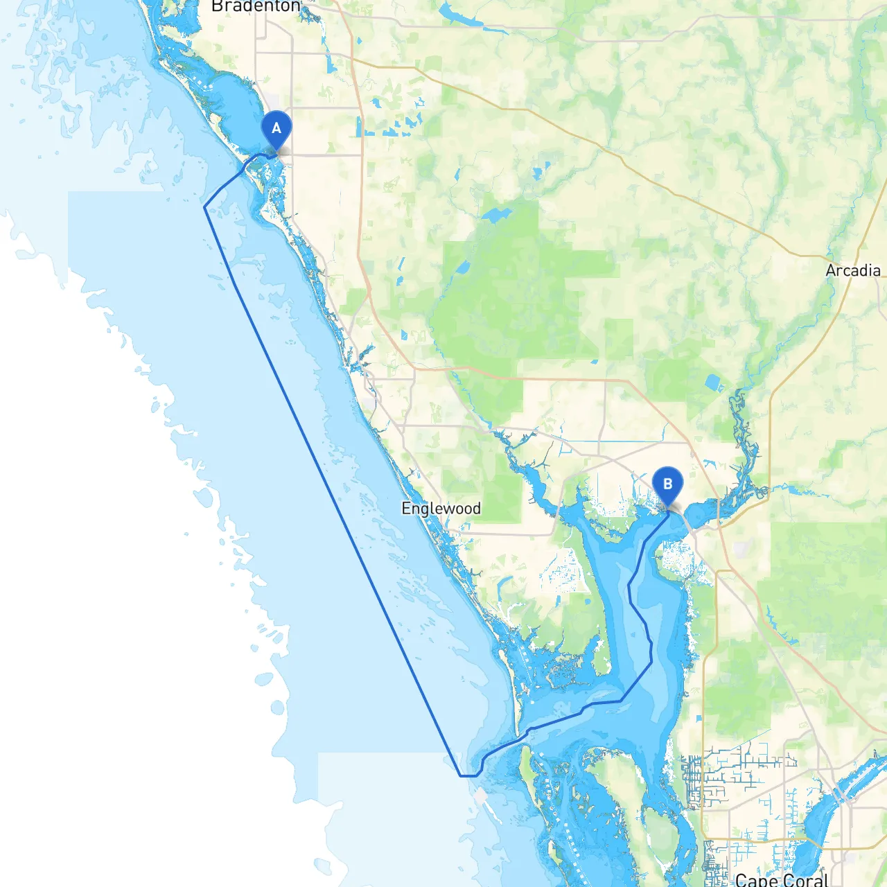 Sarasota to Port Charlotte
