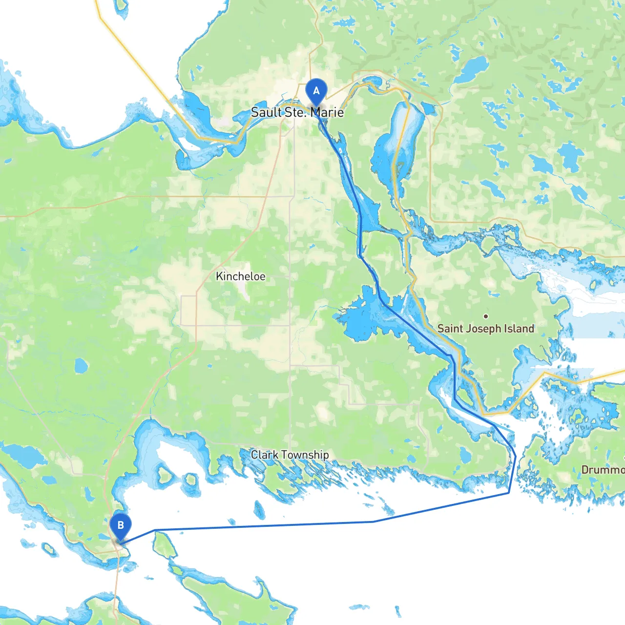 Sault Ste. Marie to St. Ignace