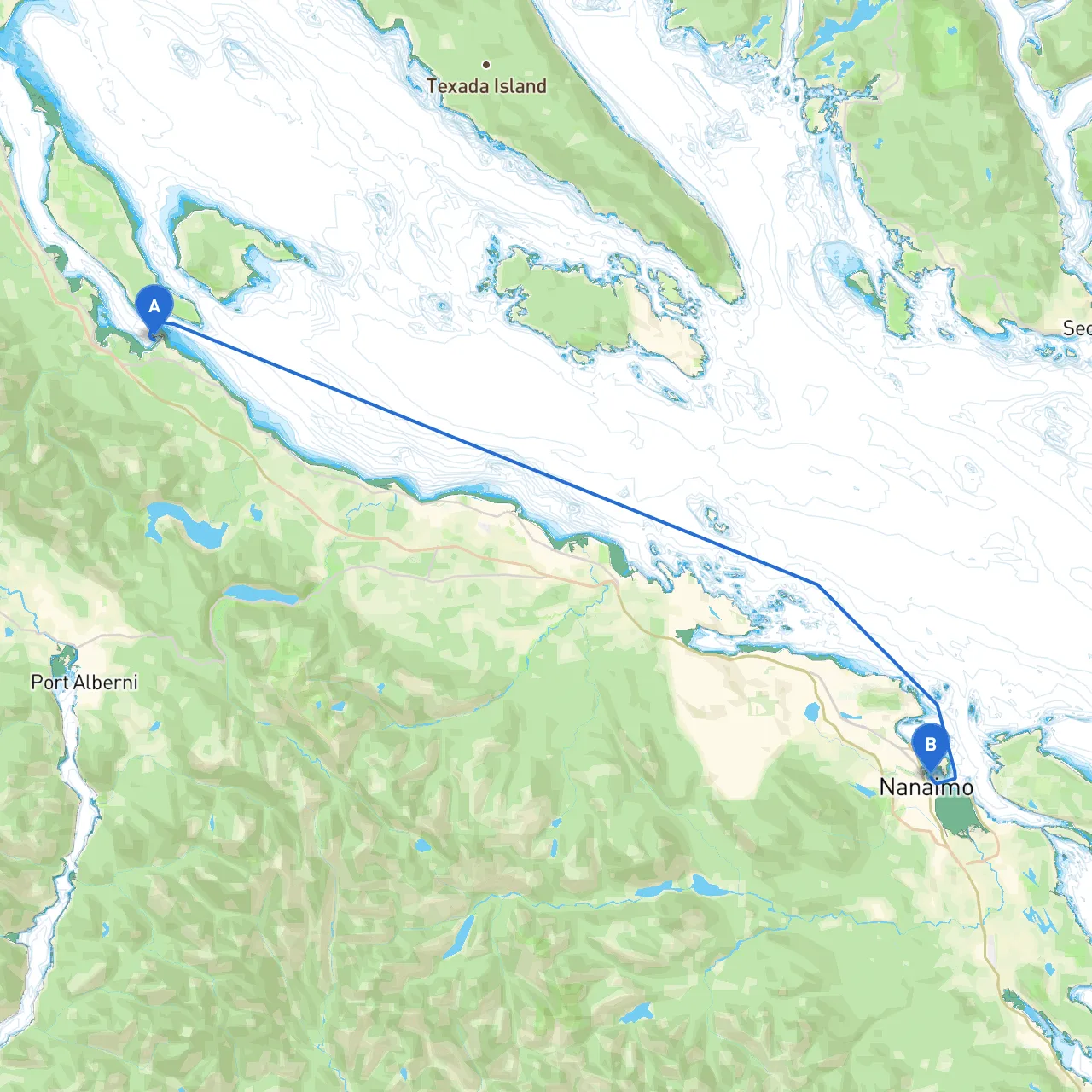 Bowser to Nanaimo