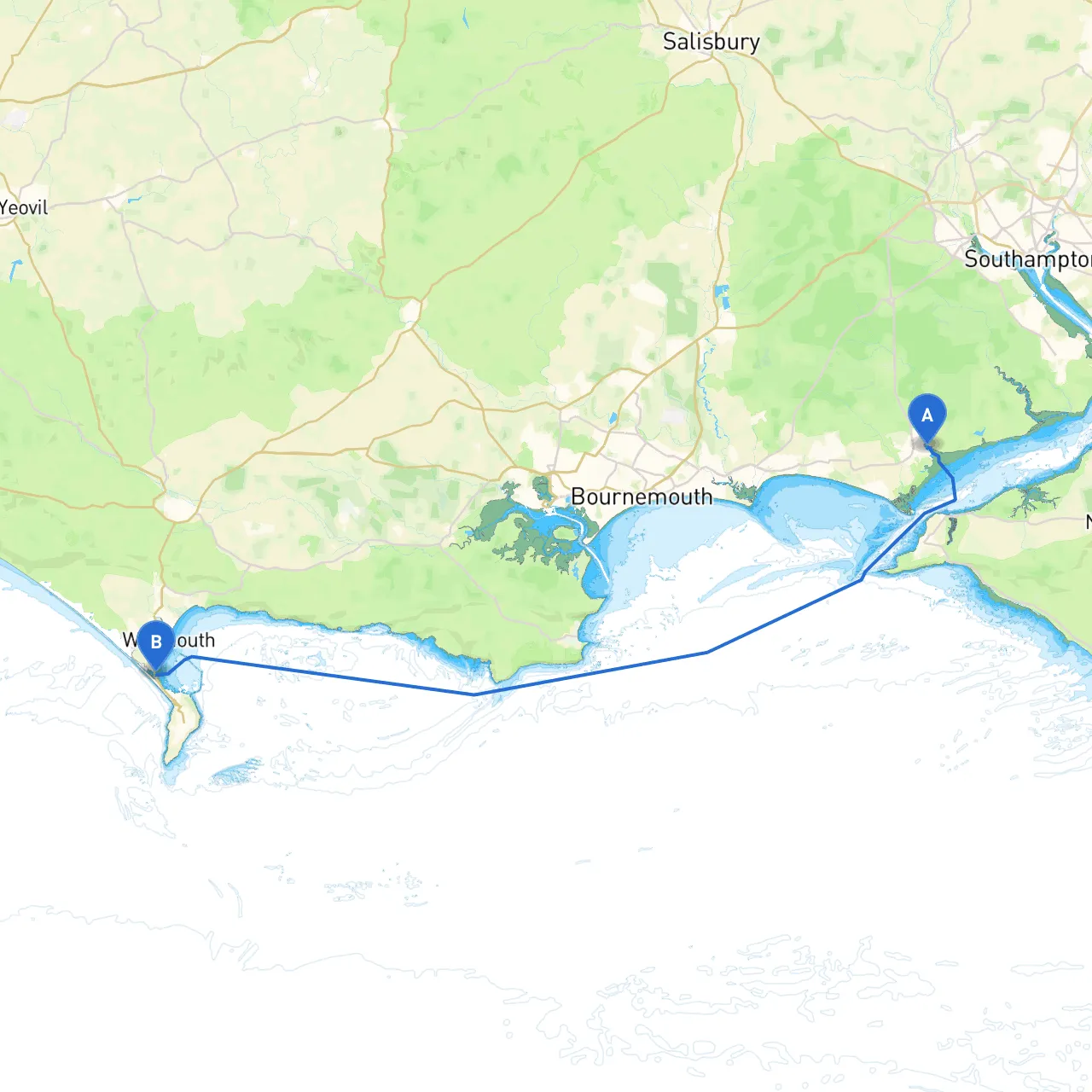 Lymington to Weymouth