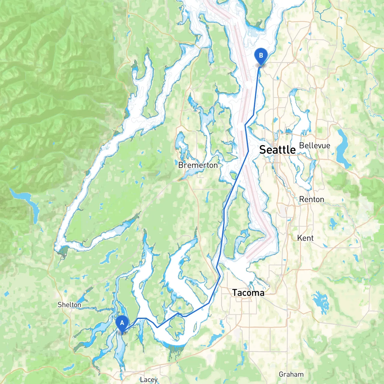 Olympia to Edmonds
