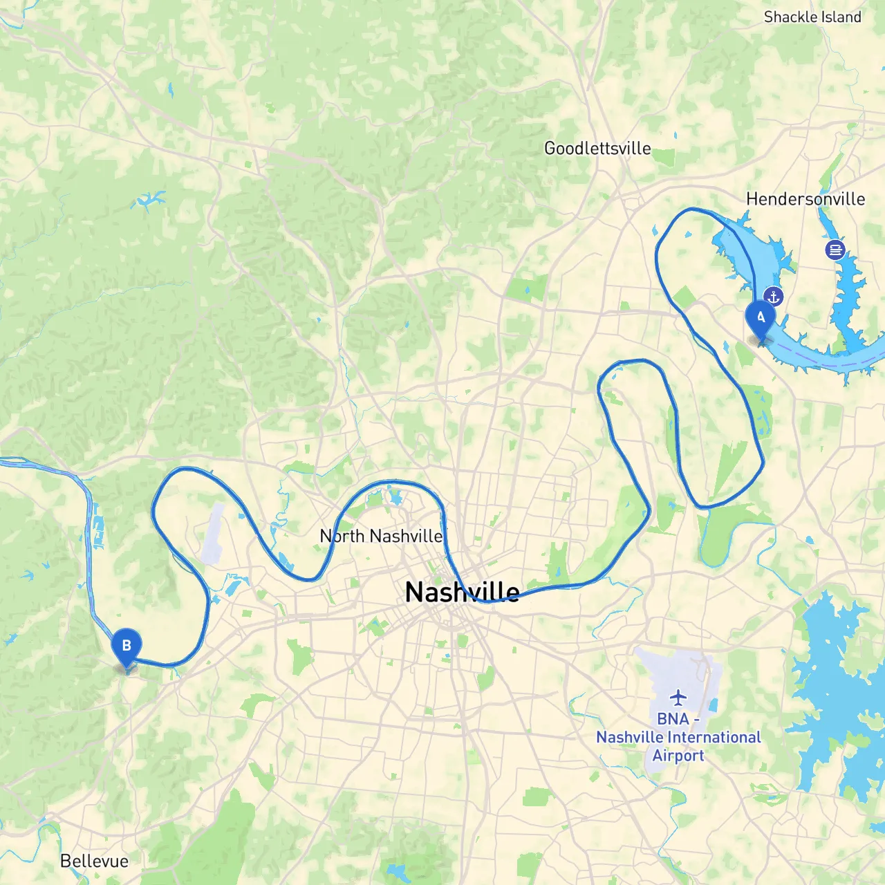 Old Hickory to Nashville
