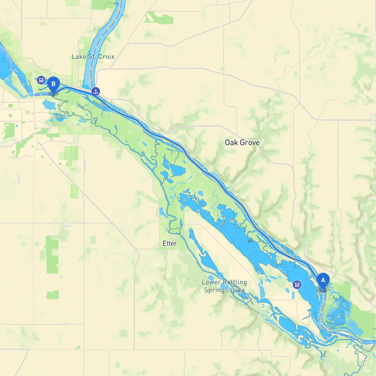 Red Wing to Hastings