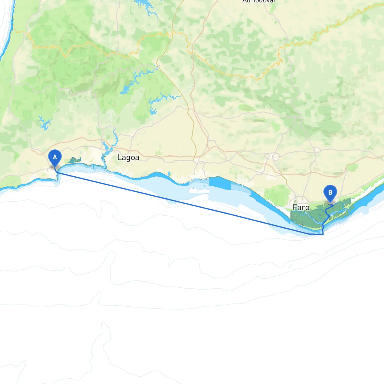 Lagos to Olhao