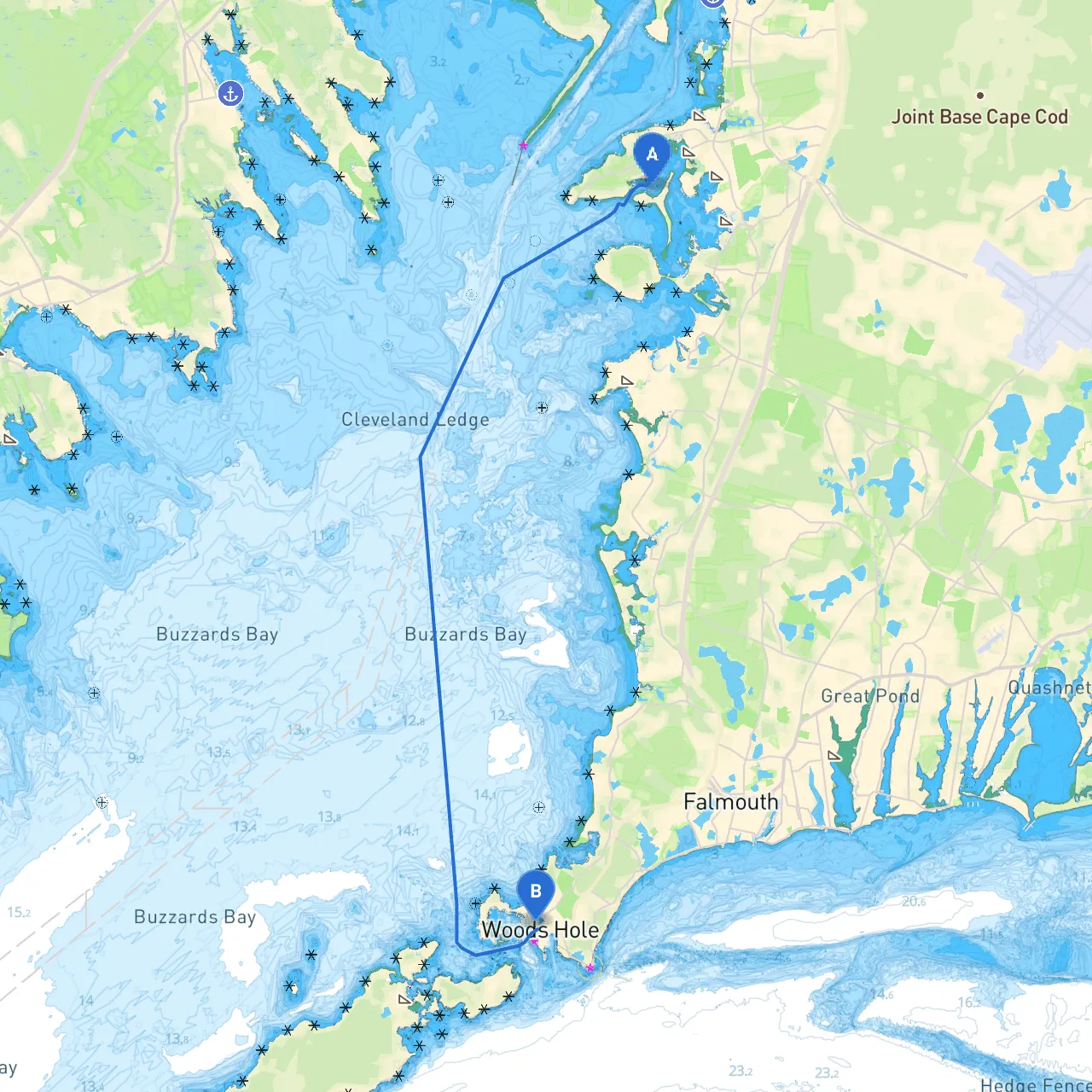 Bourne to Woods Hole