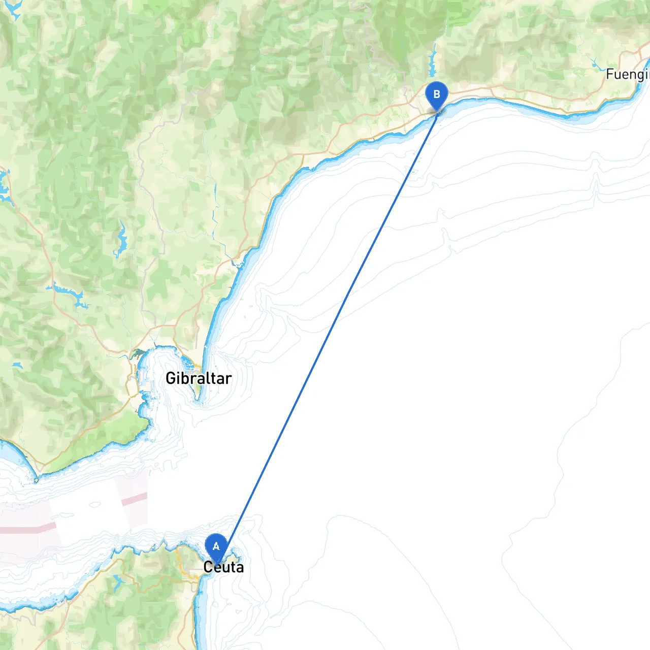 Ceuta to Malaga