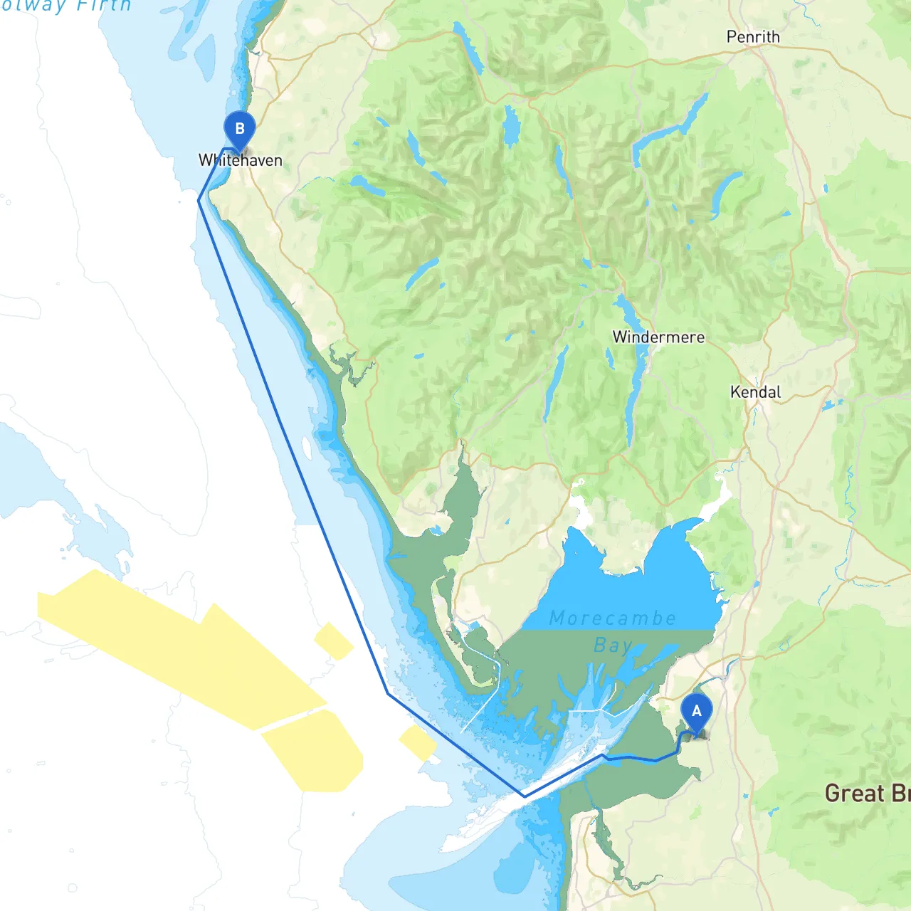 Lancaster to Whitehaven