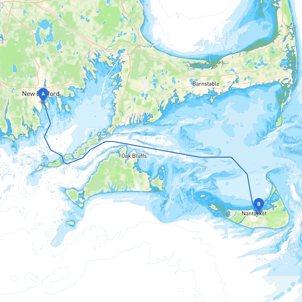 New Bedford to Nantucket