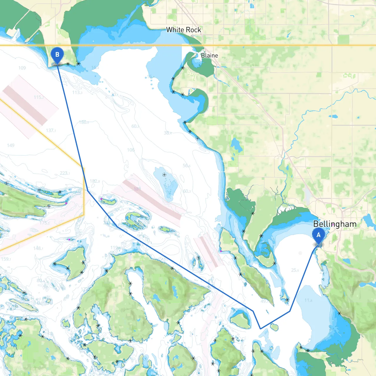 Bellingham to Point Roberts