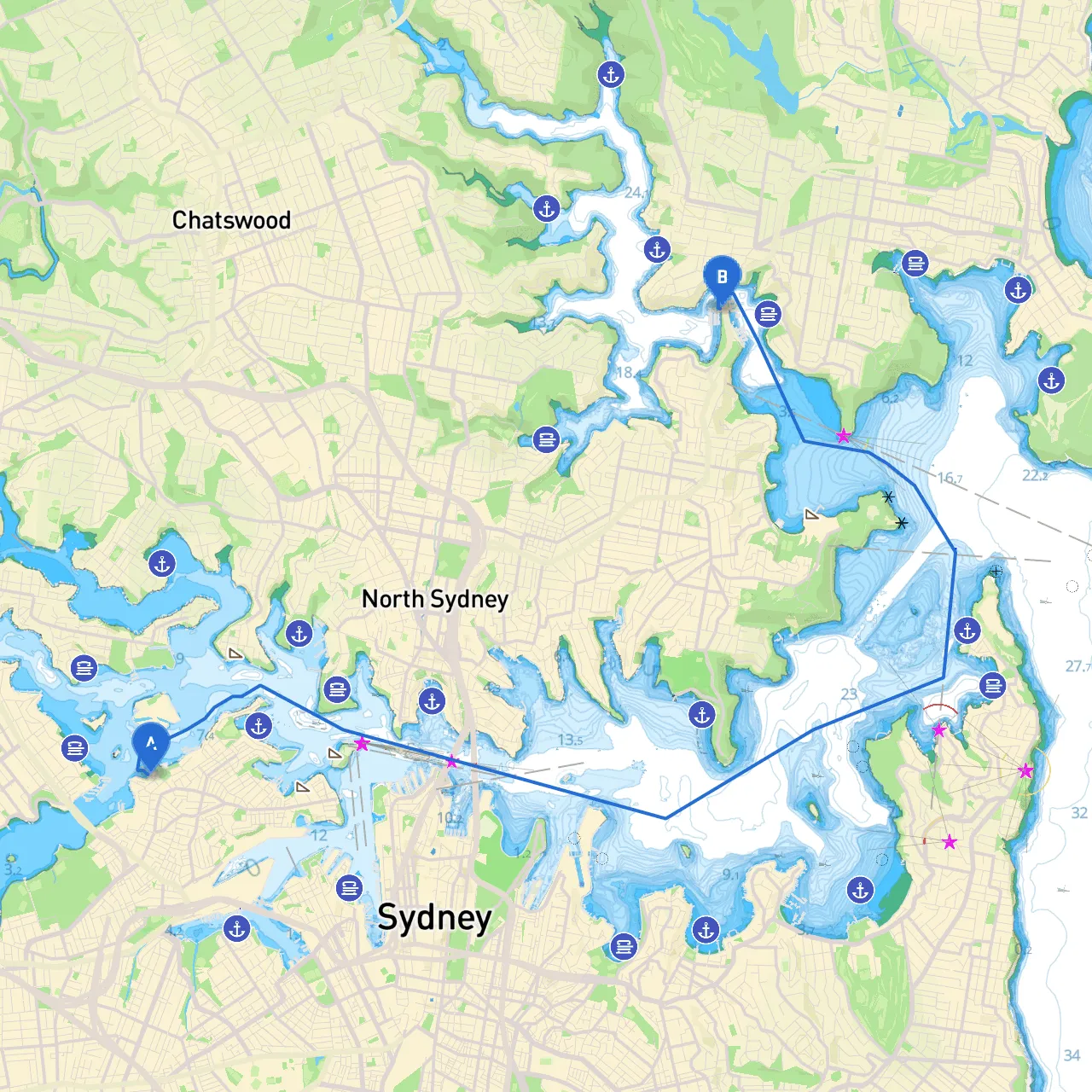 Balmain to Mosman
