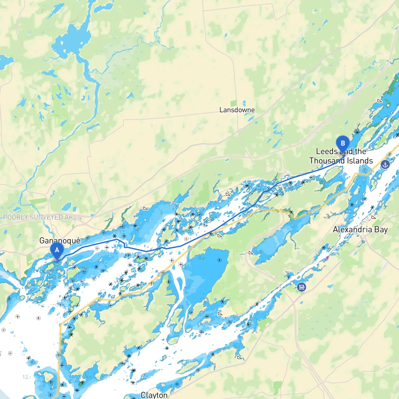 Gananoque to Rockport
