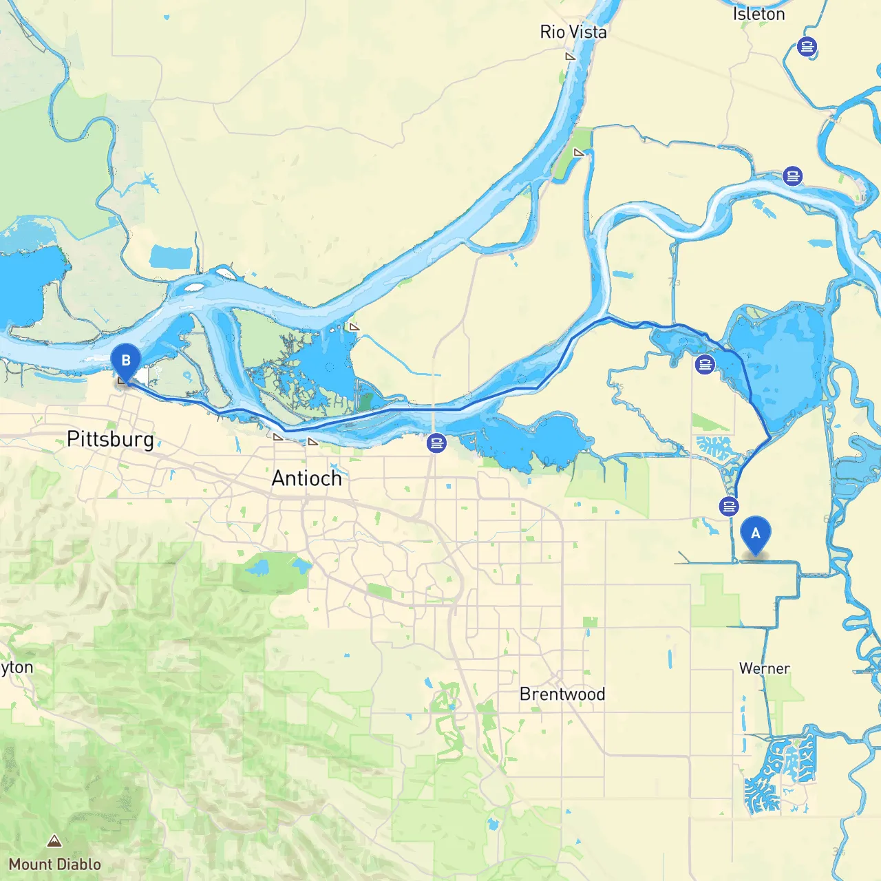 Brentwood to Pittsburg