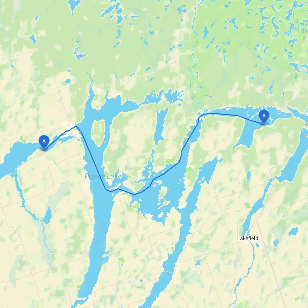 Bobcaygeon to Lakefield