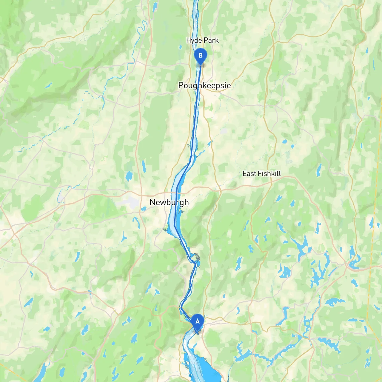 Peekskill to Poughkeepsie