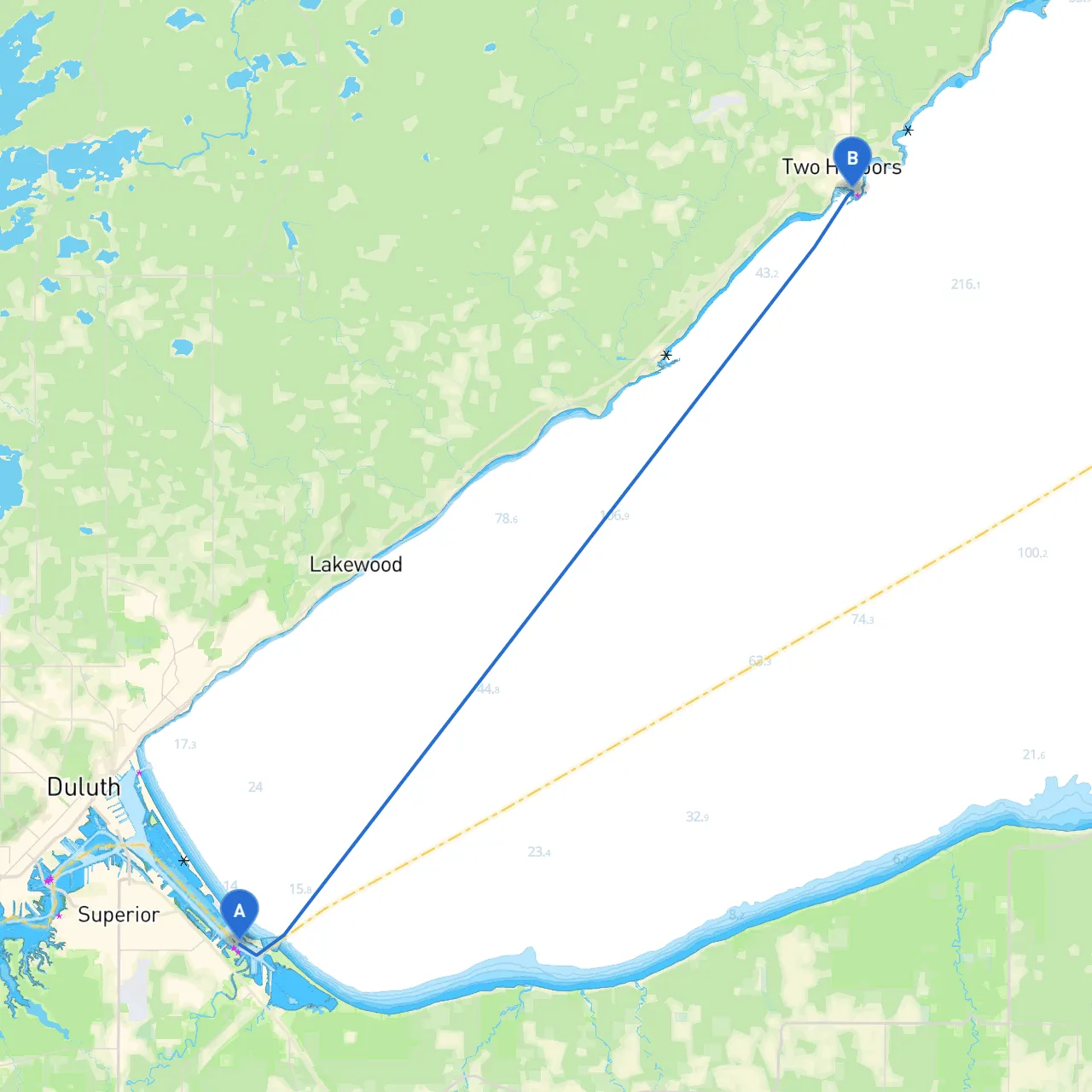 Duluth to Two Harbors