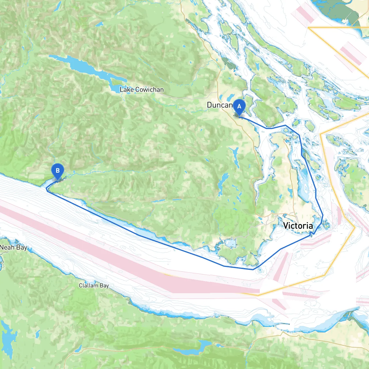 Cowichan to Port Renfrew