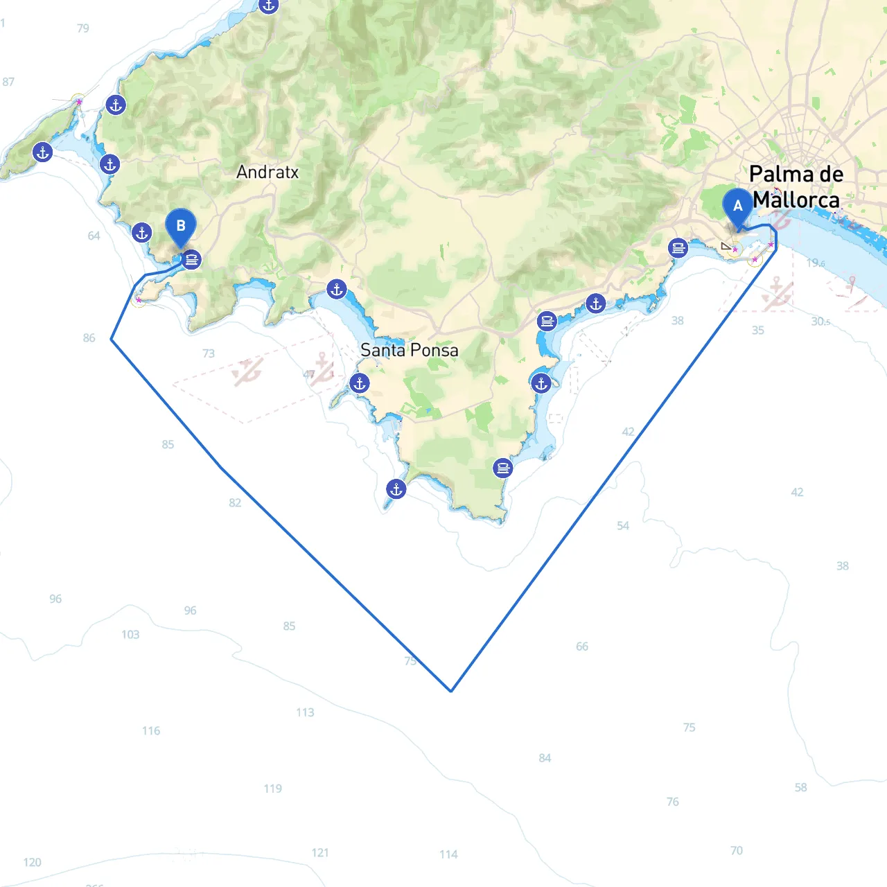 Palma to Andratx