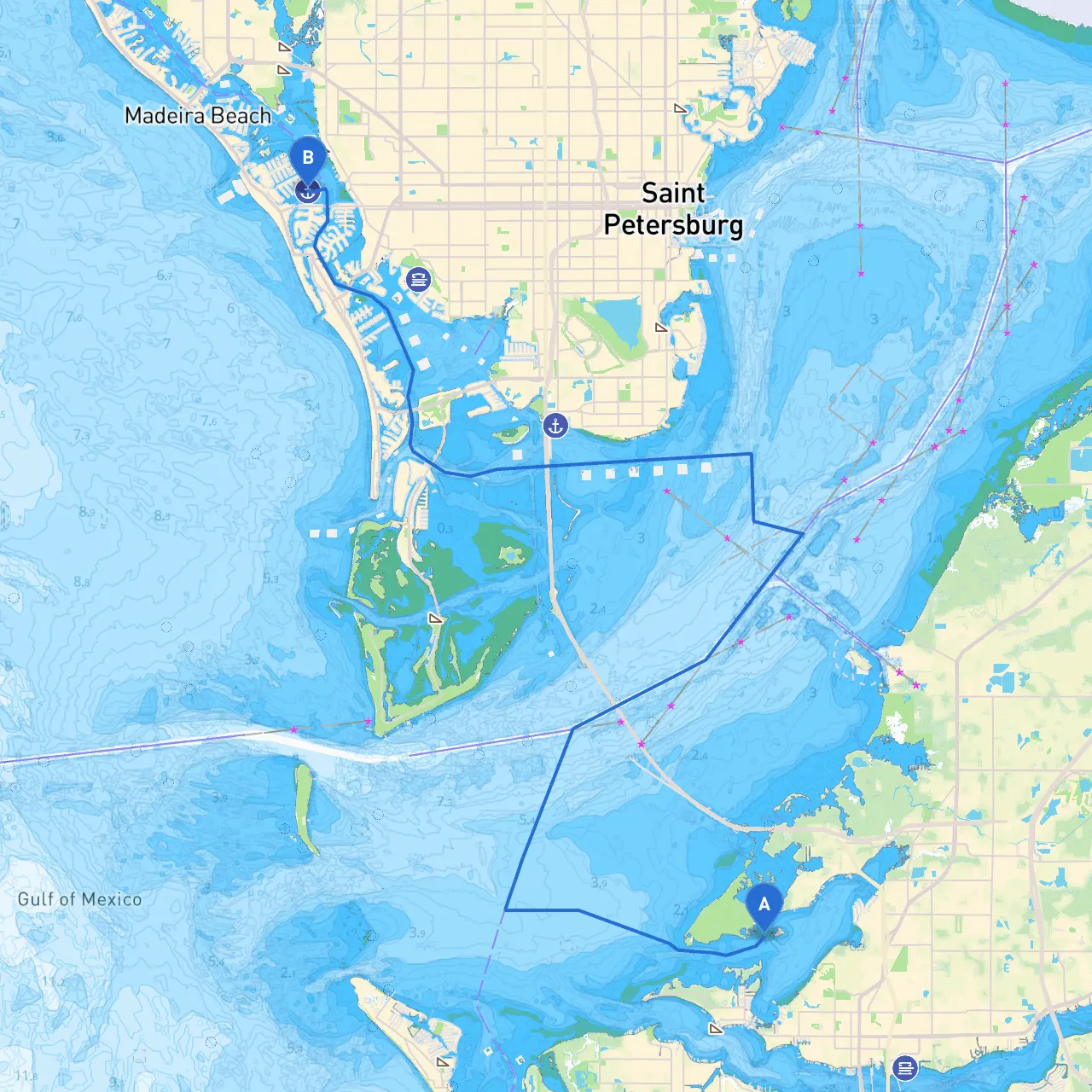 Bradenton to Treasure Island
