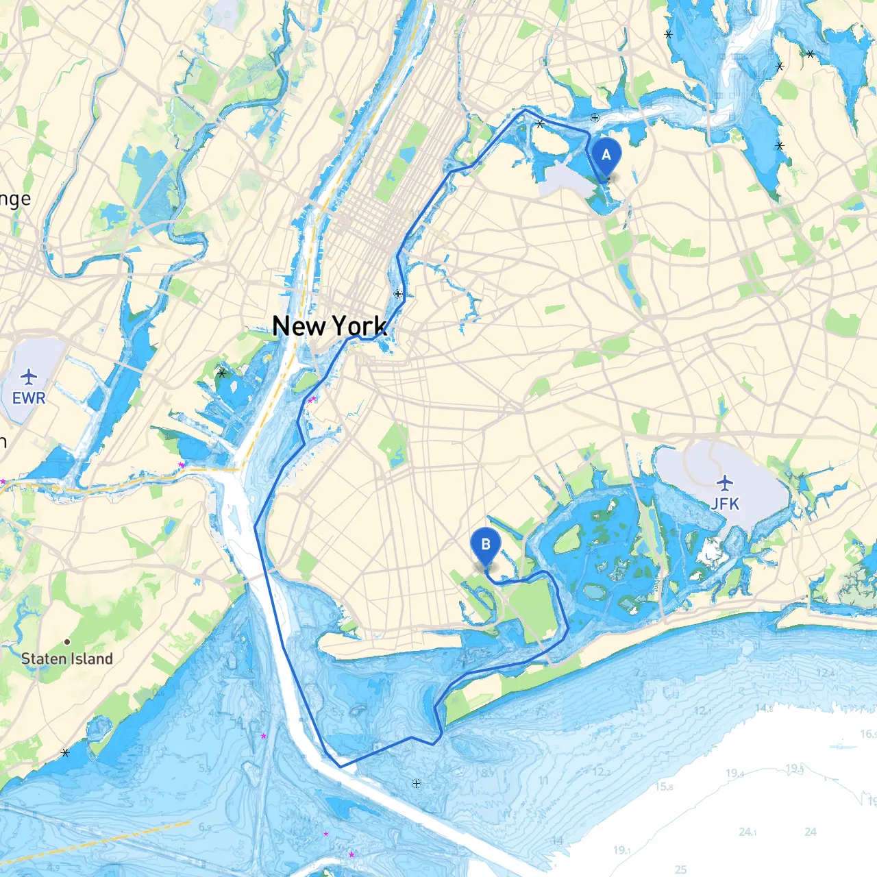 City of New York to Brooklyn