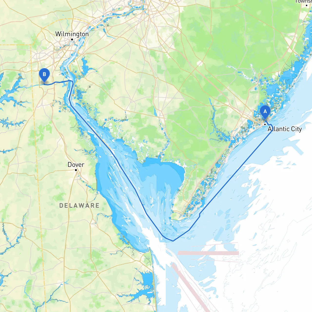 Atlantic City to Bear