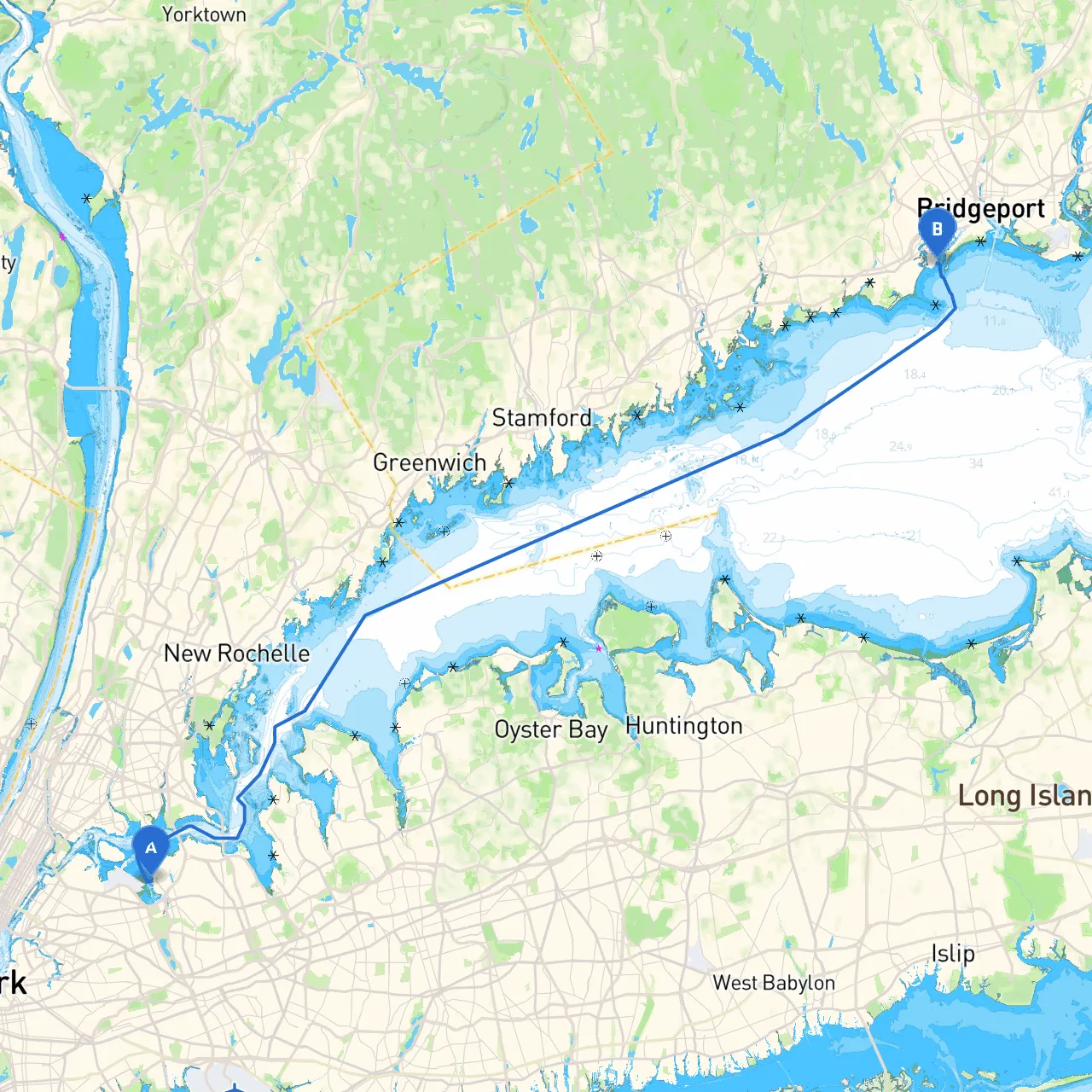City of New York to Bridgeport