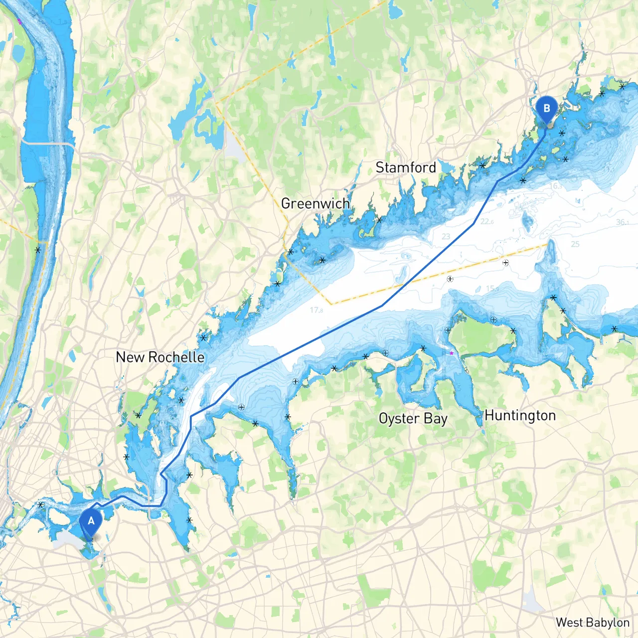 City of New York to Norwalk