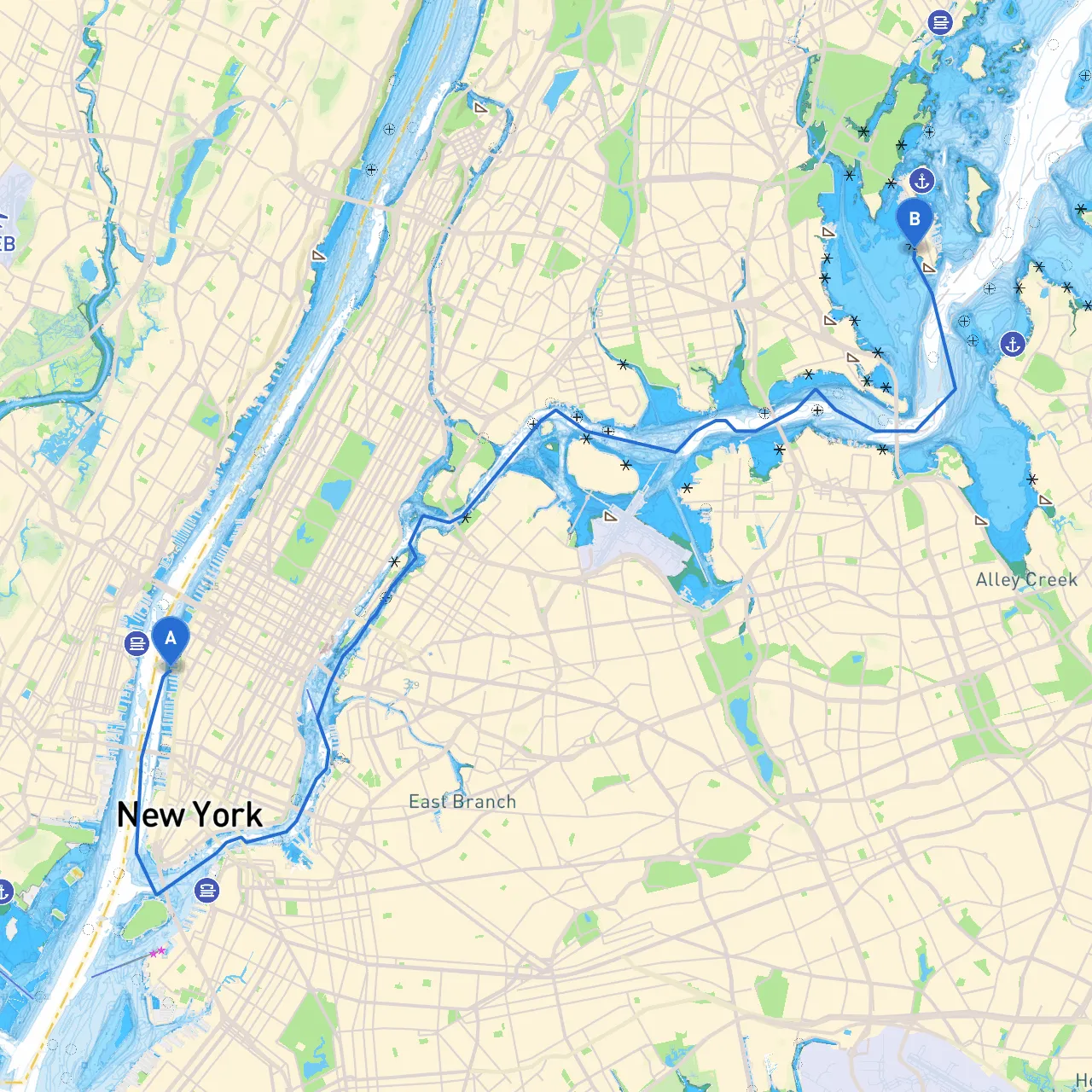 New York to City Island