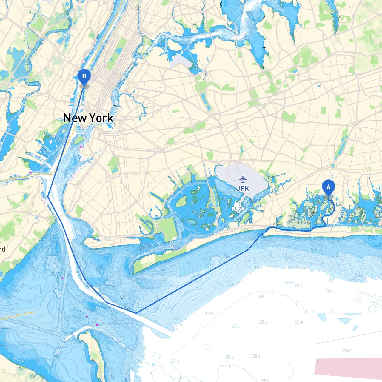 Oceanside to New York