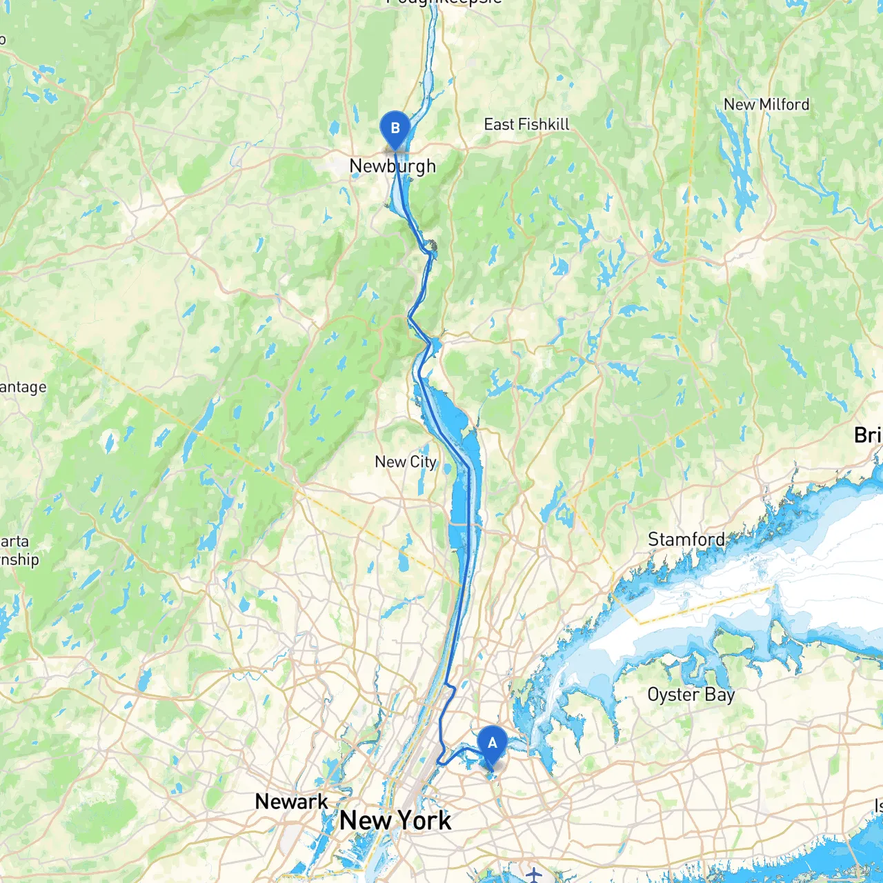 City of New York to Newburgh