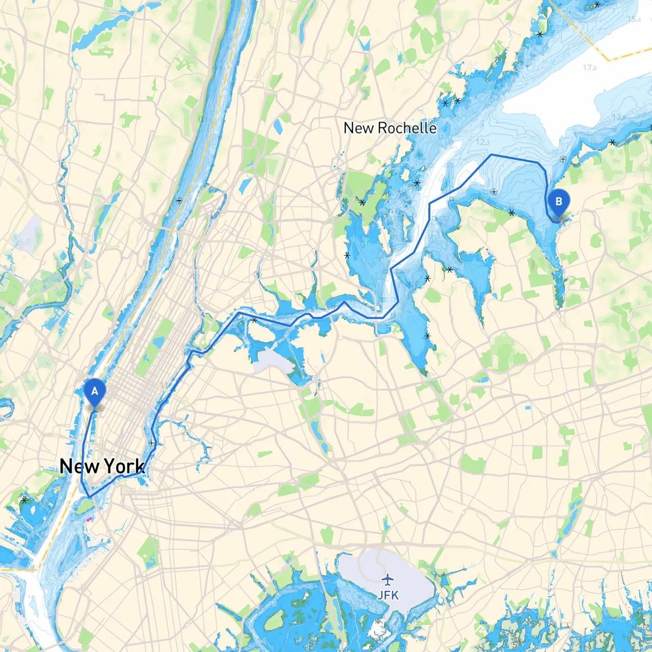 New York to Glen Cove