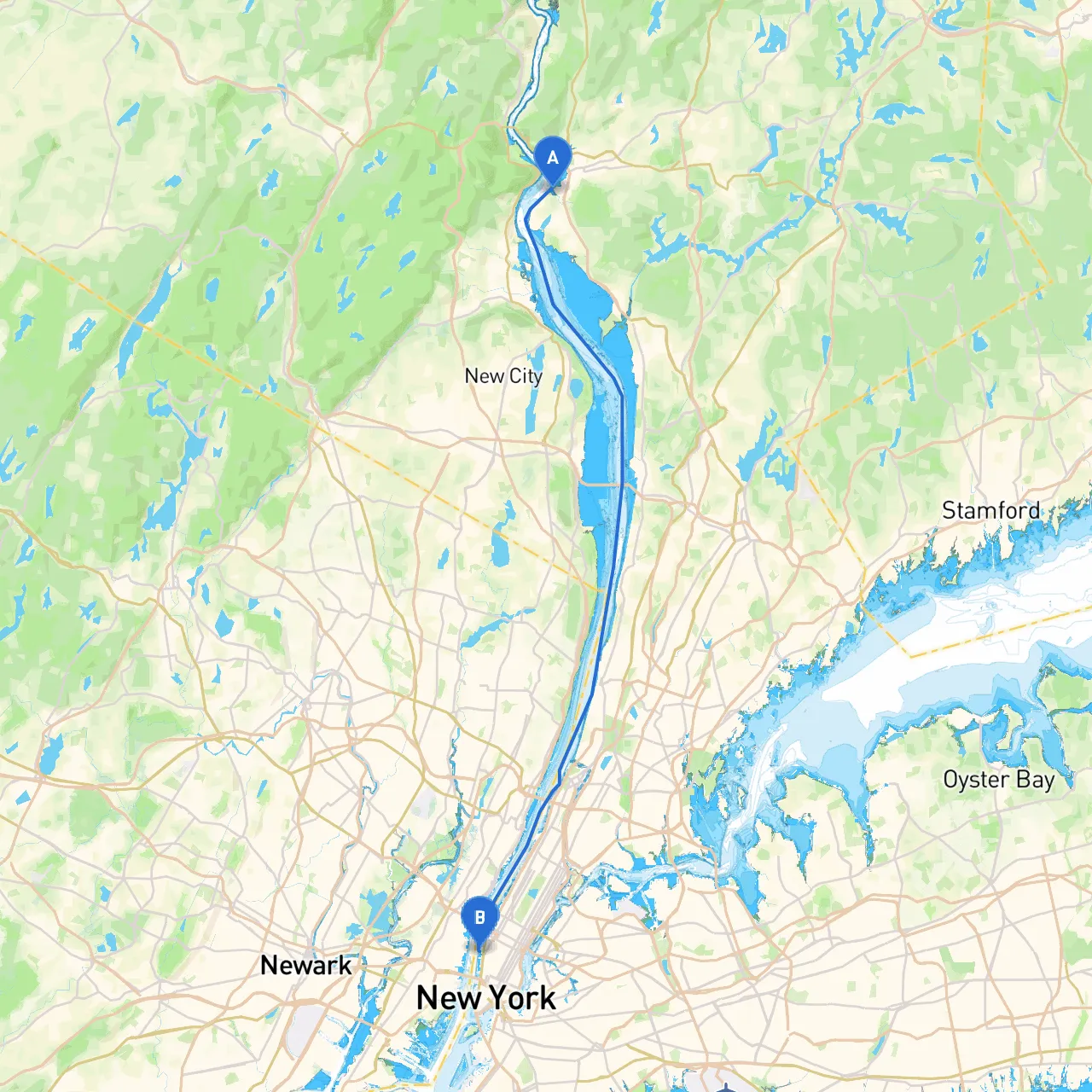 Peekskill to New York