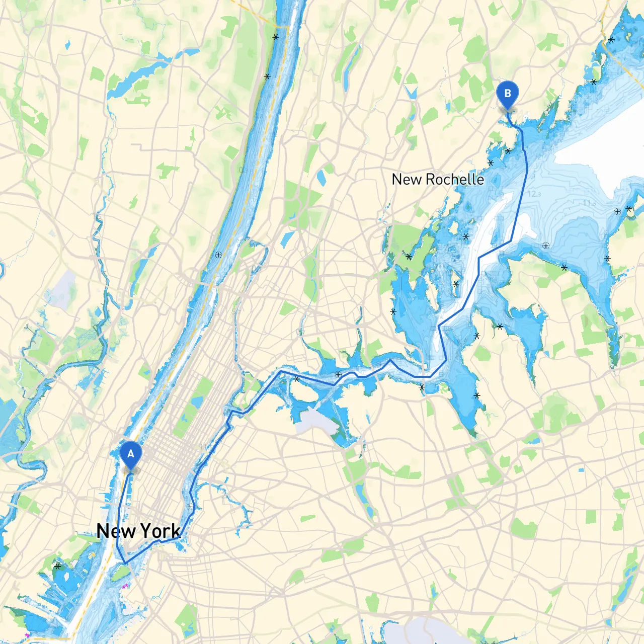 New York to Mamaroneck