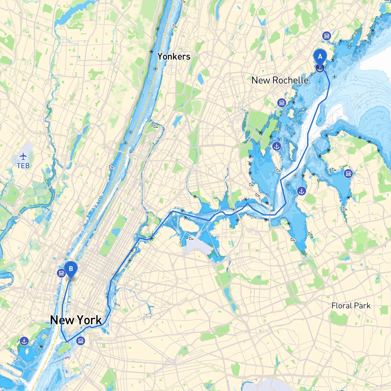 Town of Mamaroneck to New York