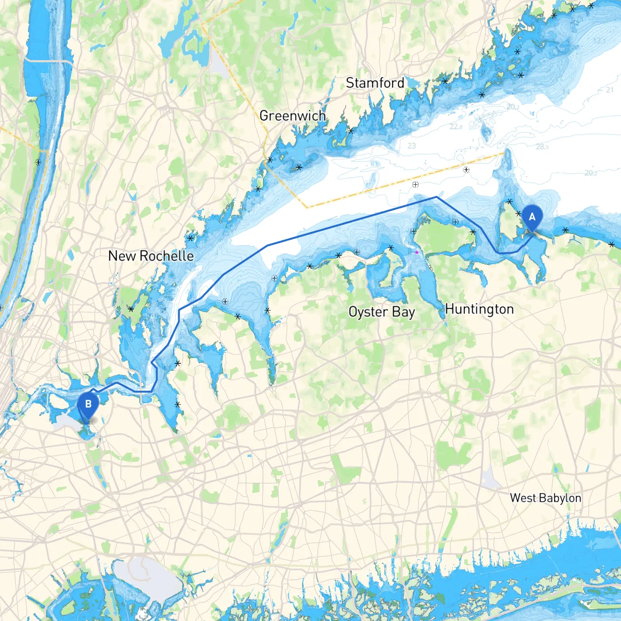 Town of Huntington to City of New York