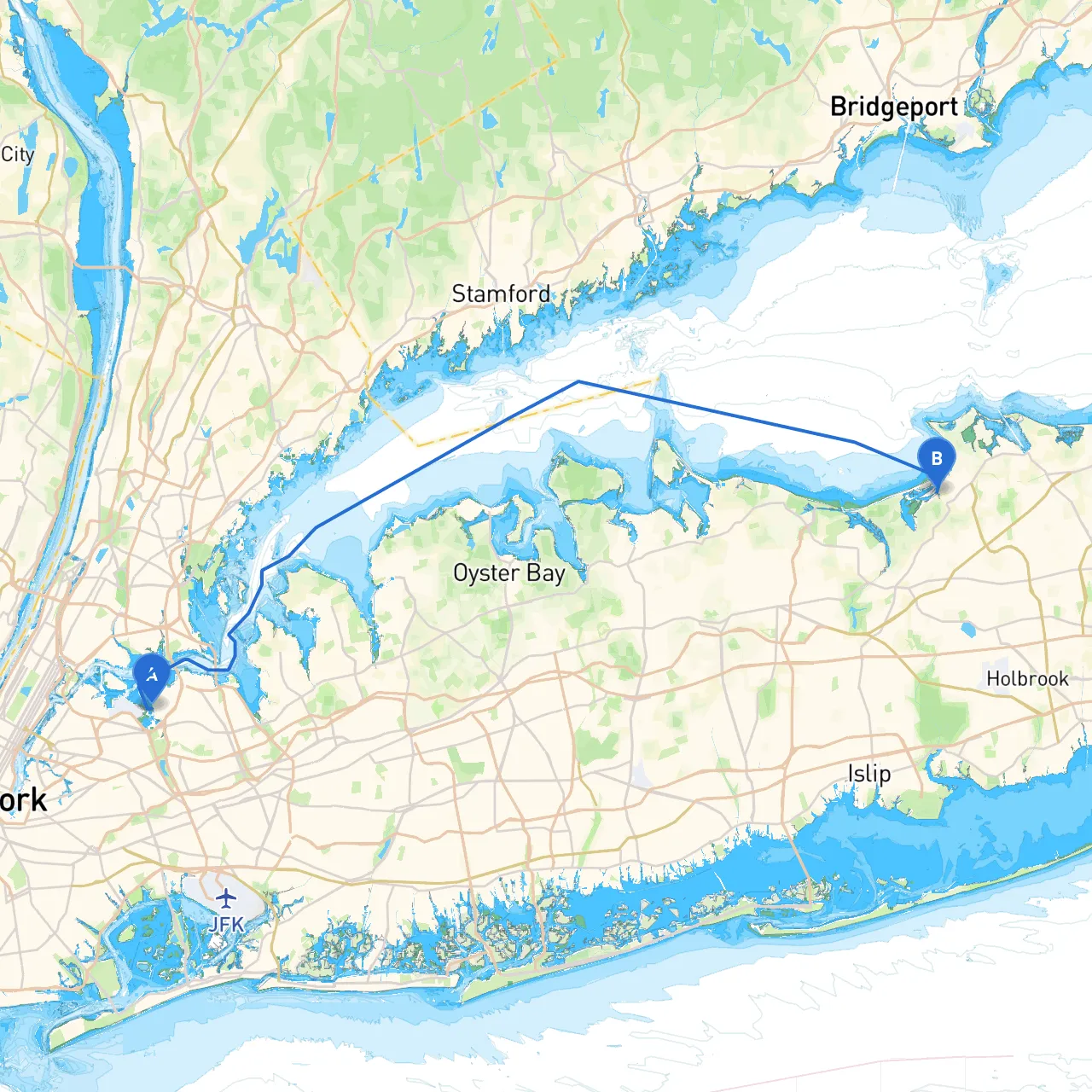 City of New York to Stony Brook