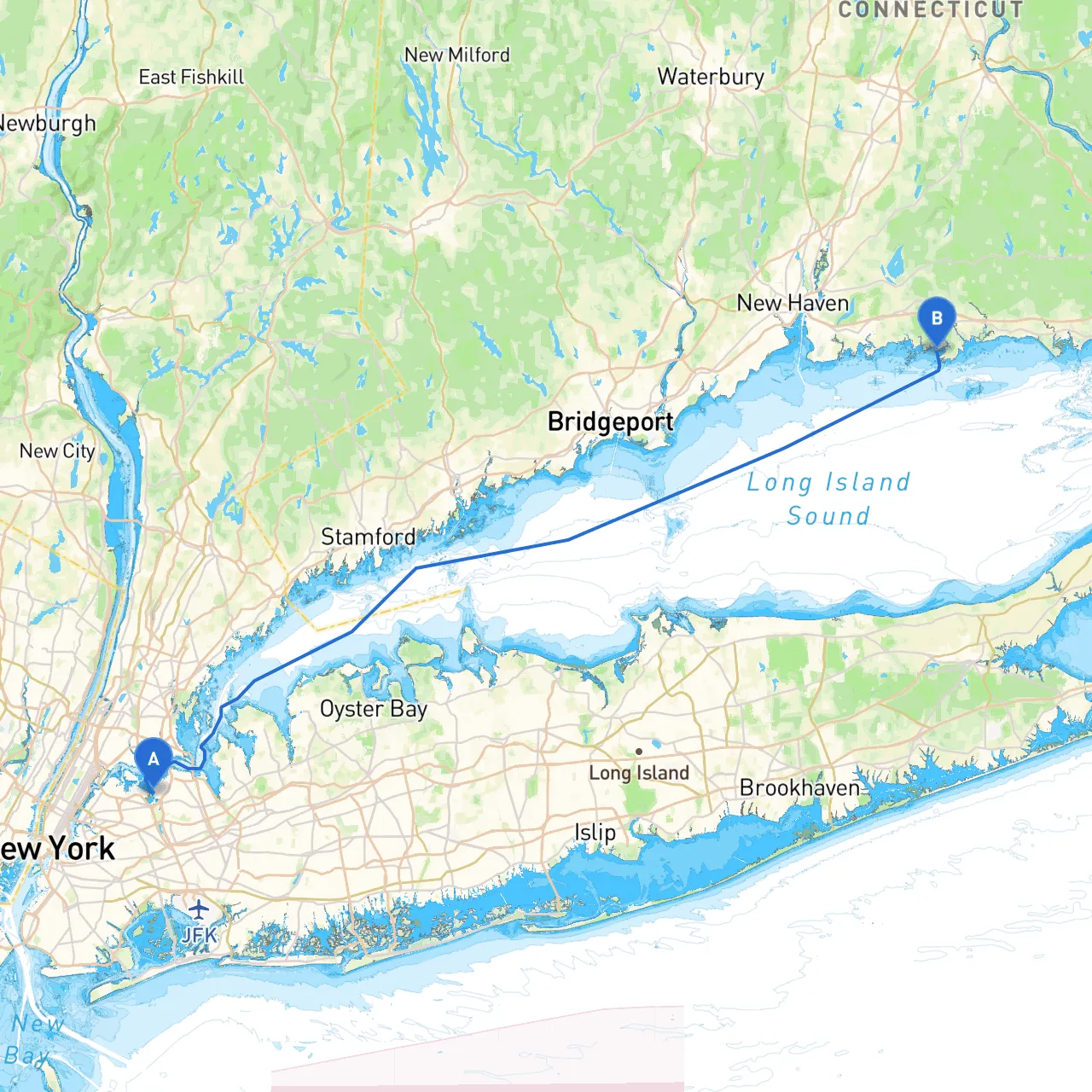 City of New York to Guilford