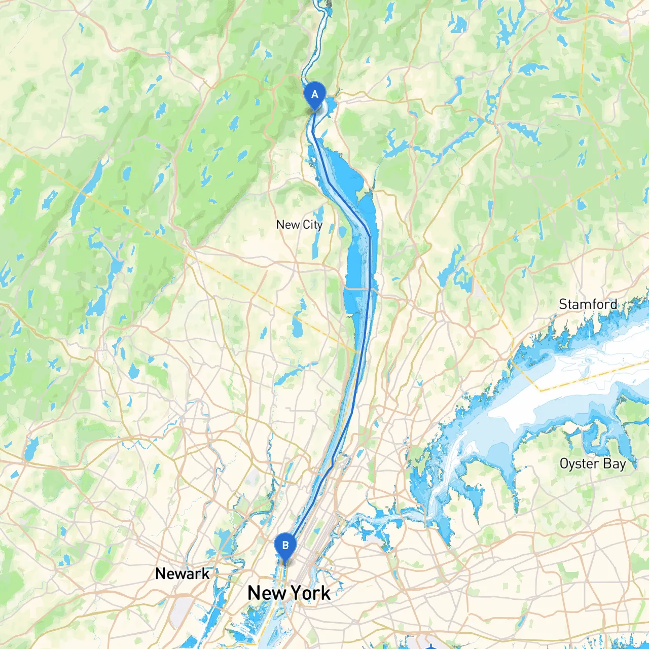Stony Point to New York