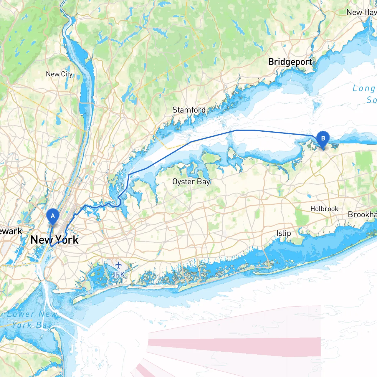 New York to Port Jefferson